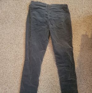 Old Navy Rockstar Velvet Grey Pants